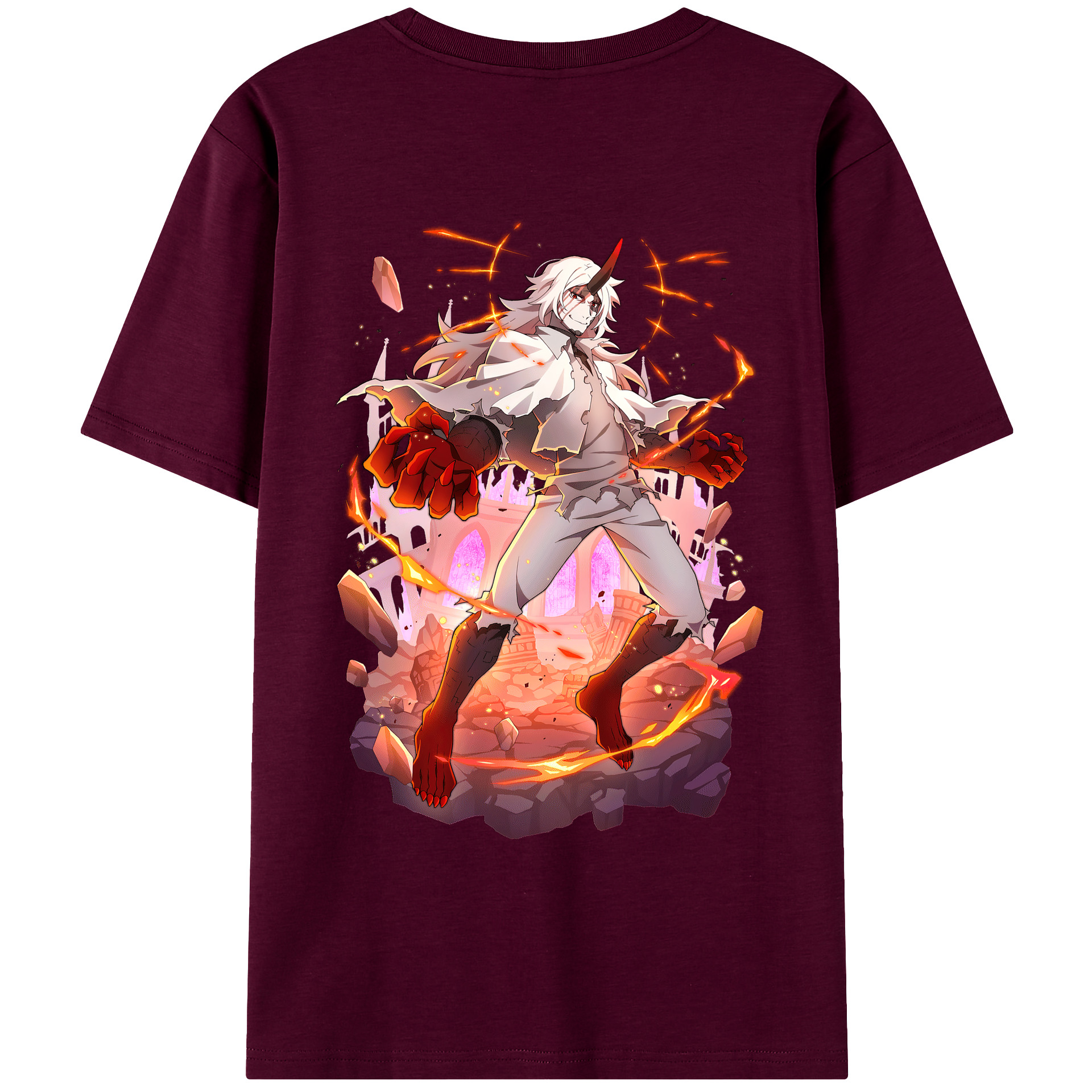 （画像用） 文豪ストレイドッグス Bungo Stray Dogs レディース半袖Tシャツ(バックプリント)